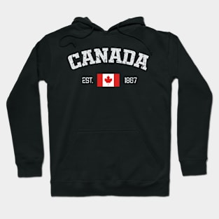 Canada Est 1867 Maple Leaf Hoodie